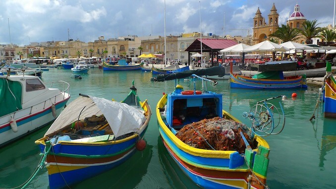 Malta Marsaxlokk Luzzu