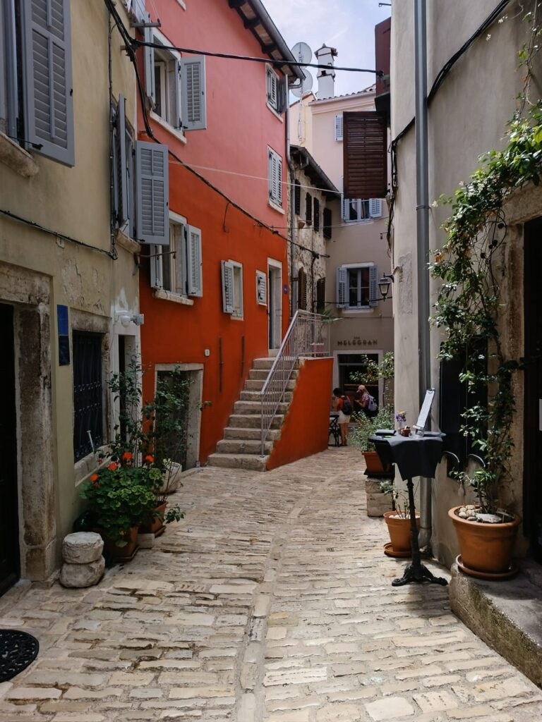 Rovinj Gasse und Altstadt